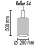 Подвесной светильник TopDecor Roller S4 16 02g