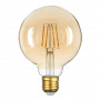 Лампа светодиодная филаментная Thomson E27 6W 1800K шар прозрачная TH-B2169