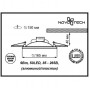 Встраиваемый светодиодный светильник Novotech Gesso 357360