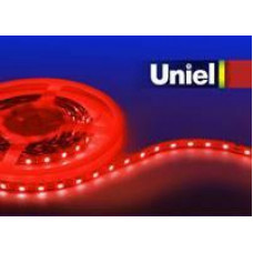 Светодиодная лента (04935) Uniel 14,4W/m 60LED/m 5050SMD красный 5M ULS-5050-60LED/m-10mm-IP33-DC12V-14,4W/m-5M-RED