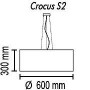Подвесной светильник TopDecor Crocus Glade S2 01 04g