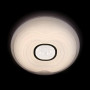 Потолочный светодиодный светильник Ambrella light Orbital Crystal Sand FS1234 WH 48W D390
