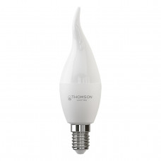 Лампа светодиодная Thomson E14 8W 6500K свеча на ветру матовая TH-B2312